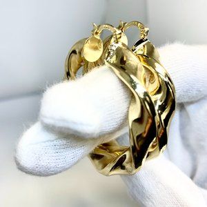 New 18K Gold Filled Earrings